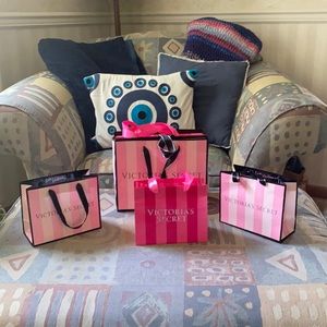 Victoria Secret bags (13) with satin like ribbon